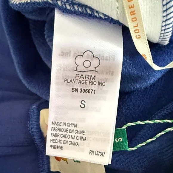 Farm Rio Tropical Groove Flare Leg Track Pants Sweatpants - Picture 15 of 16